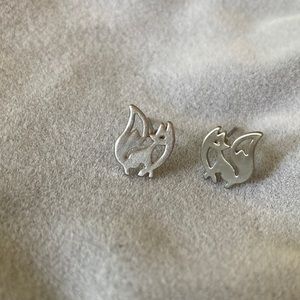 Fox earrings